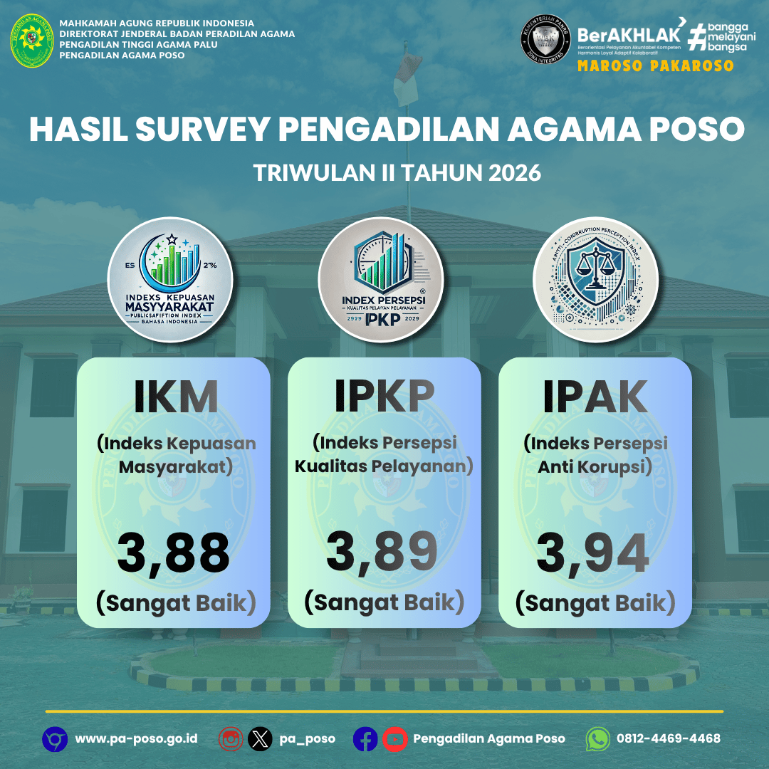 HASIL SURVEY PENGADILAN AGAMA POSO1