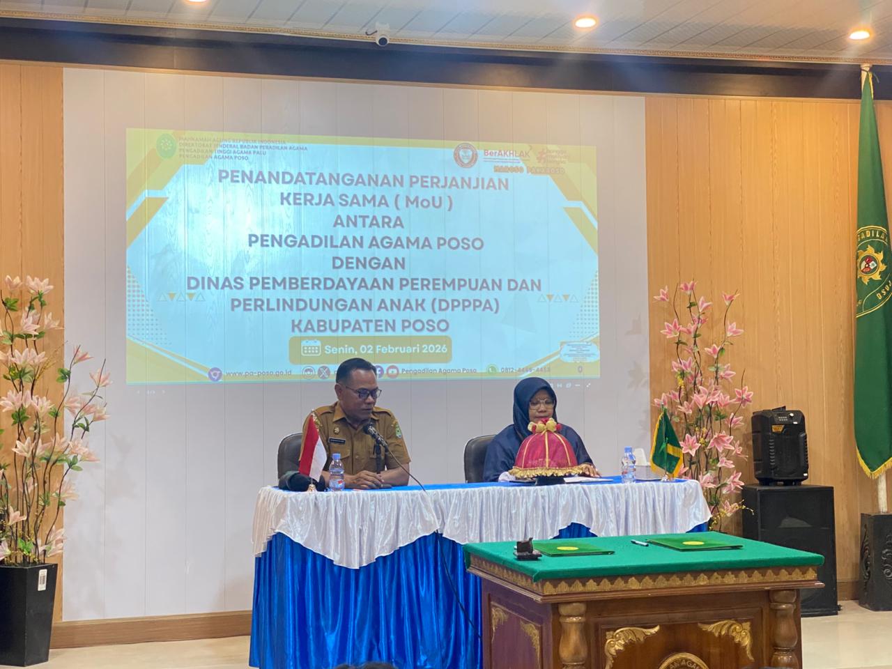 Penandatangan Perjanjian Kerjasama Antara PA Poso dan DPPPA Kab. Poso 2