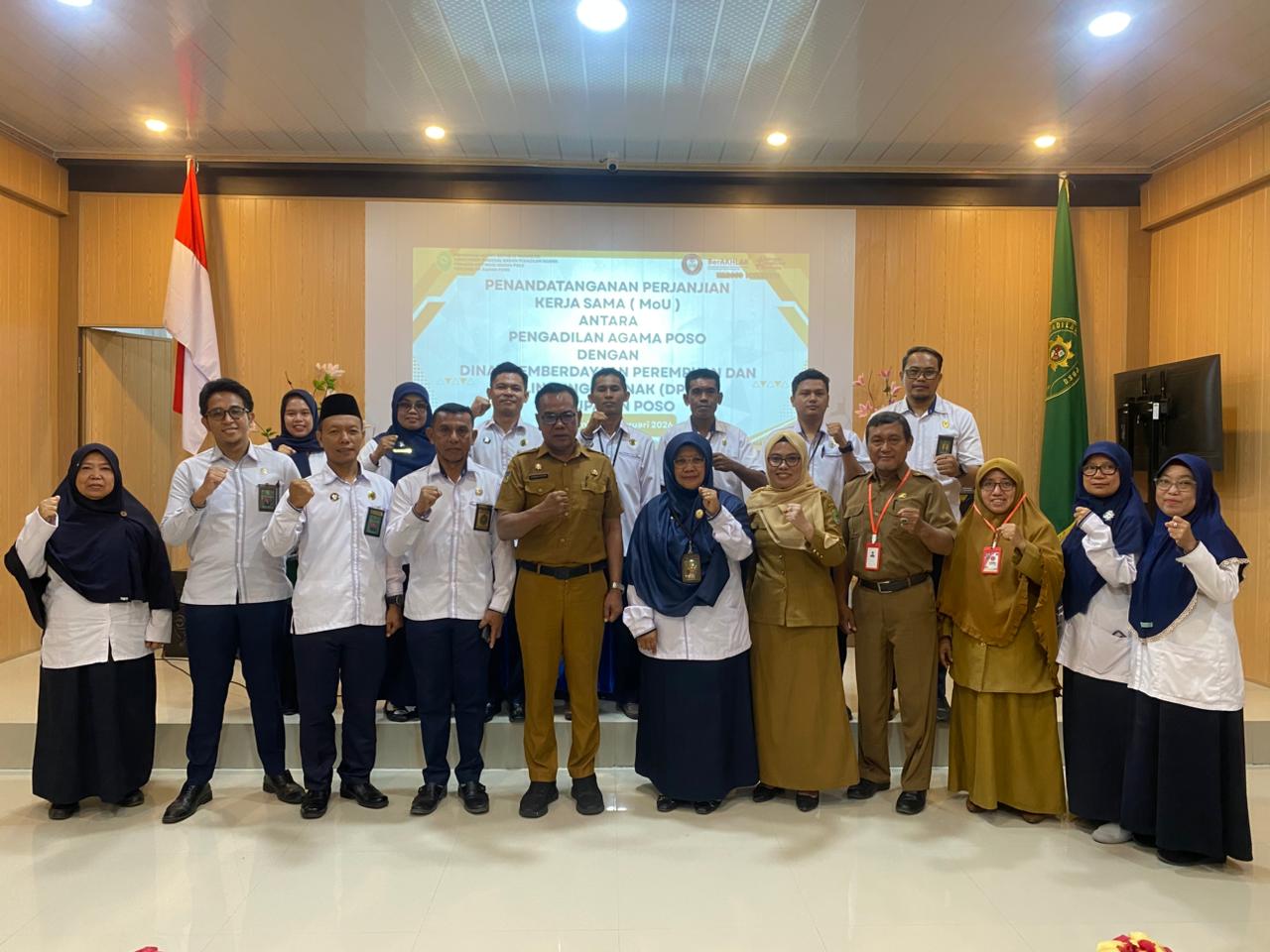 Penandatangan Perjanjian Kerjasama Antara PA Poso dan DPPPA Kab. Poso 3