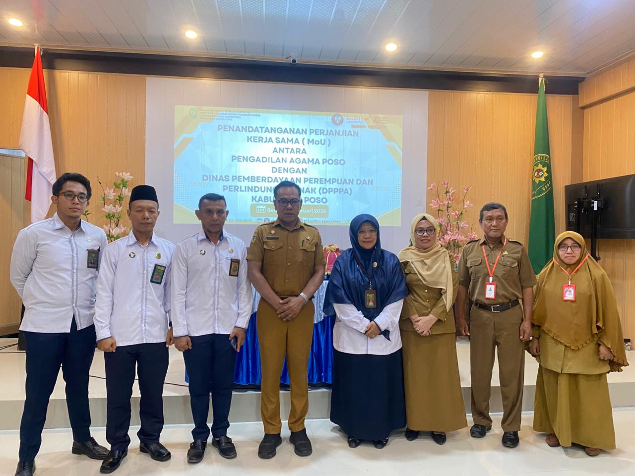 Penandatangan Perjanjian Kerjasama Antara PA Poso dan DPPPA Kab. Poso 4