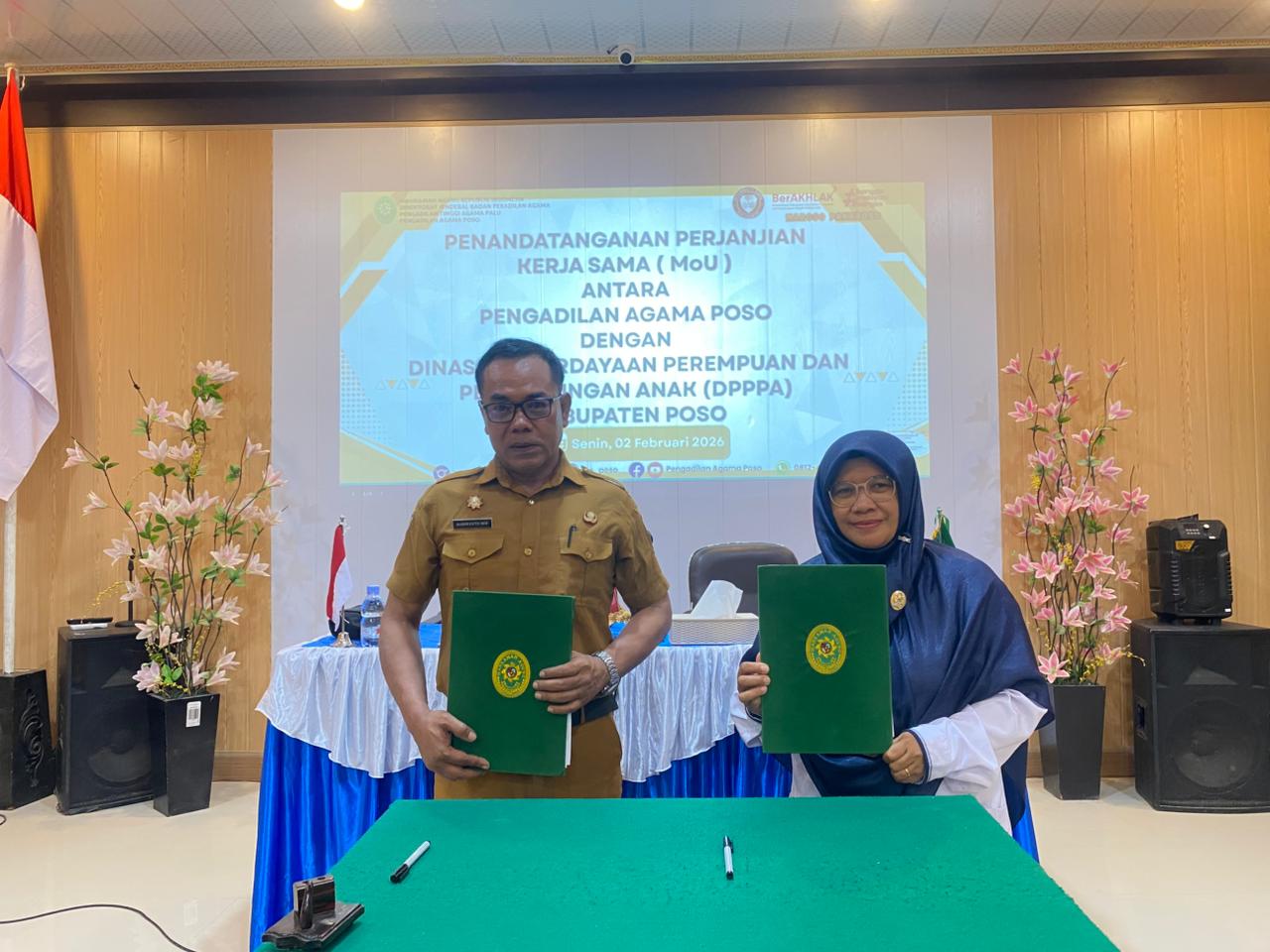 Penandatangan Perjanjian Kerjasama Antara PA Poso dan DPPPA Kab. Poso 6