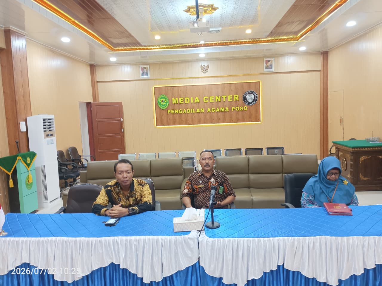 Rapat Koordinasi Ditjen Badilag Bersama PT Pos Indonesia Melalui Zoom Meeting