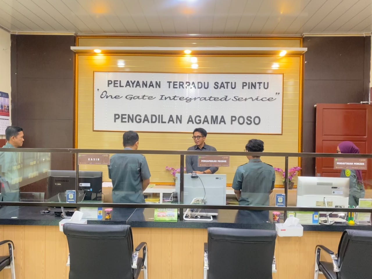 Brifieng Pagi PTSP Pengadilan Agama Poso 5 agustus 2026