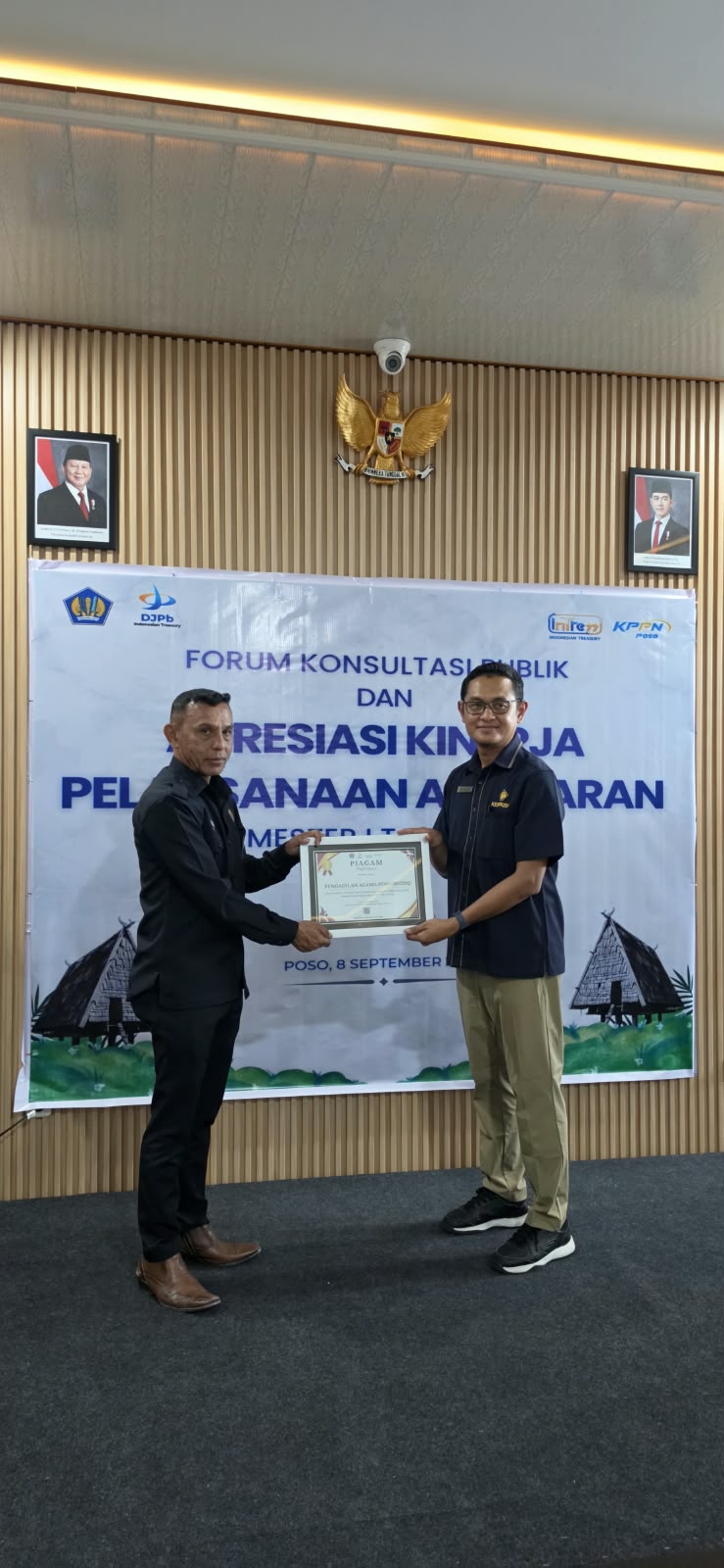PA Poso Hadiri FGD FKP KPPN Poso Sekaligus Terima Penghargaan Terbaik II IKPA Tahun 2026 Kategori Satker Pagu Sedang