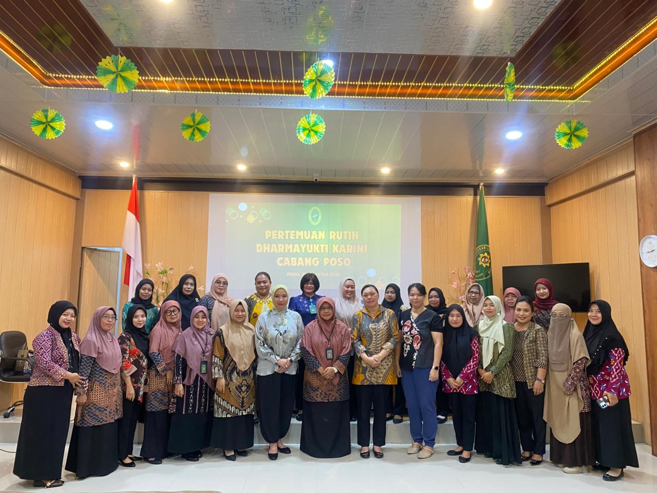 Pertemuan Rutin Dharmayukti Karini Cabang Poso