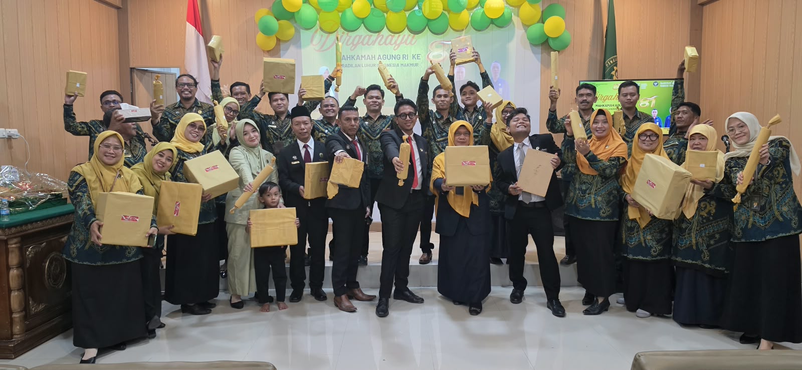 Rangkaian Peringatan HUT Mahkamah Agung RI ke 81 di Pengadilan Agama Poso 2
