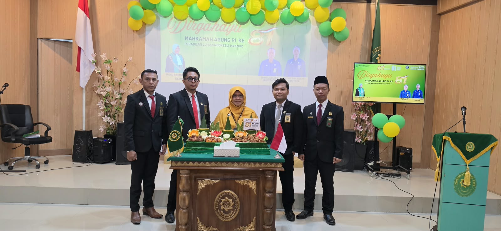 Rangkaian Peringatan HUT Mahkamah Agung RI ke 81 di Pengadilan Agama Poso 3