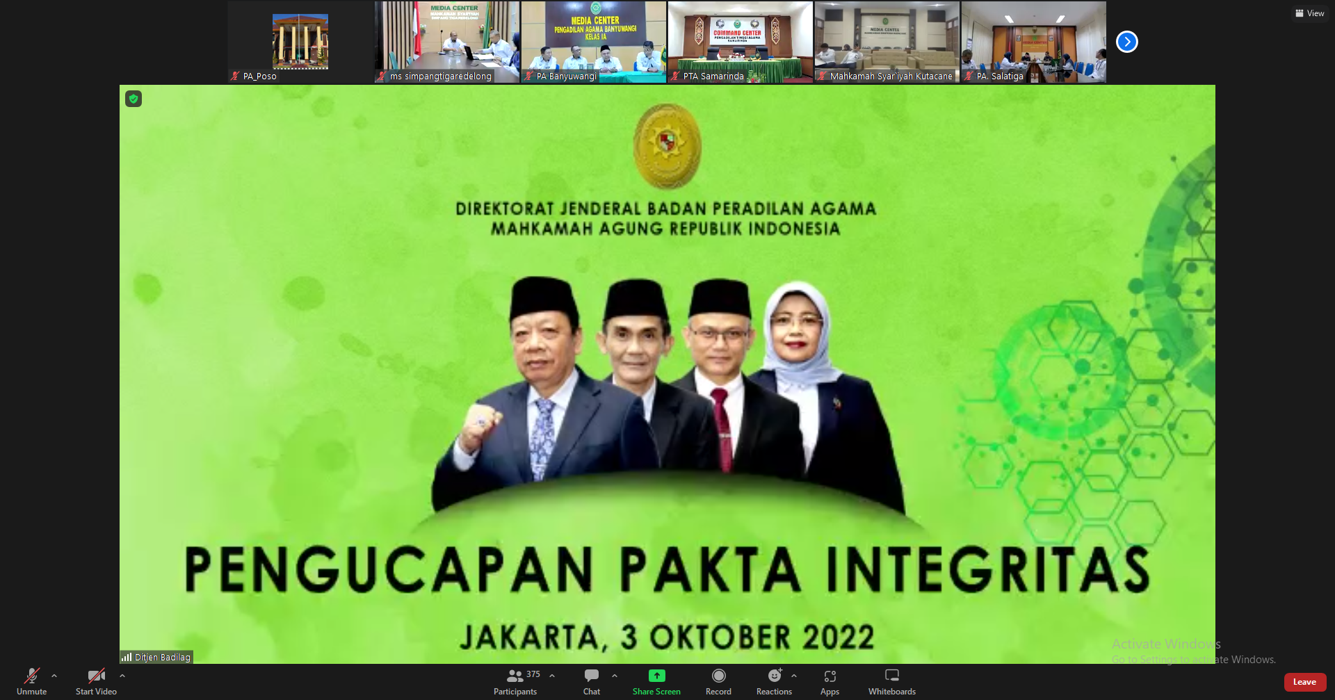 pakta integritas